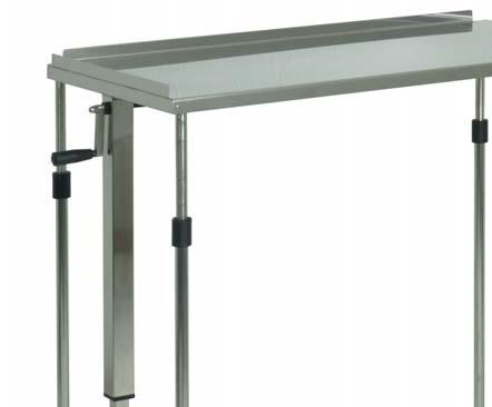 hidemar INSTRUMENTAL TABLE Adjustable height manually. Flat surface.