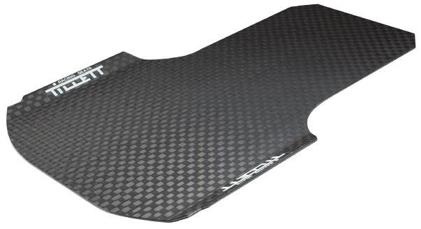 1kg on average, by comparison a Tillett carbon fibre floor tray can weigh as little as 3g and it will still be less likely to crack than the aluminium version.