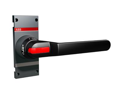 Ordering information Pistol handles Padlockable with three padlocks in OFF-position. Door interlock in ON-position. Door interlock in OFF-position when the handle is padlocked.