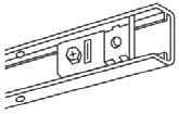 00 BF-30-01 Bi-fold Track Used on HC Flush / Moulded Bi-folds #1825 Track Used on Louver Bi-folds BF-50-01 Track #250 Track Standard 2-Door Bi-fold Hardware #2367 (for BF-30 track)