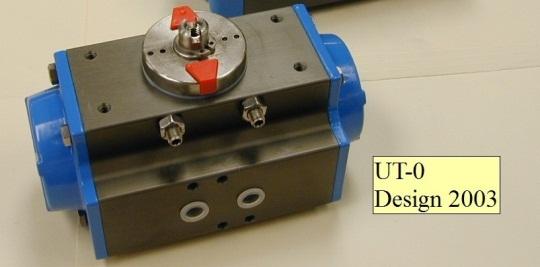 003 Design (UT-0 and UT-0A Shown) Representative of: UT actuators 0 thru 4 after about 003 Distinguishing features (UT-0 thru