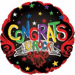 Congratulations & Celebrate Chalk Balloons Write your message in chalk! Wet chalk first for best results.