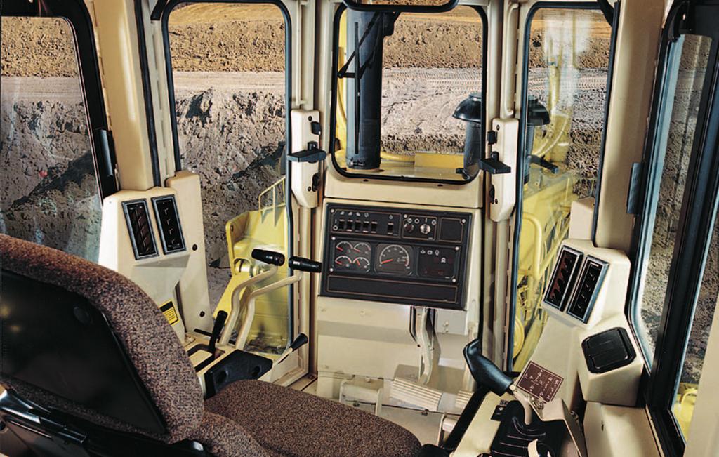 Operator Station Designed for comfort and ease of operation.