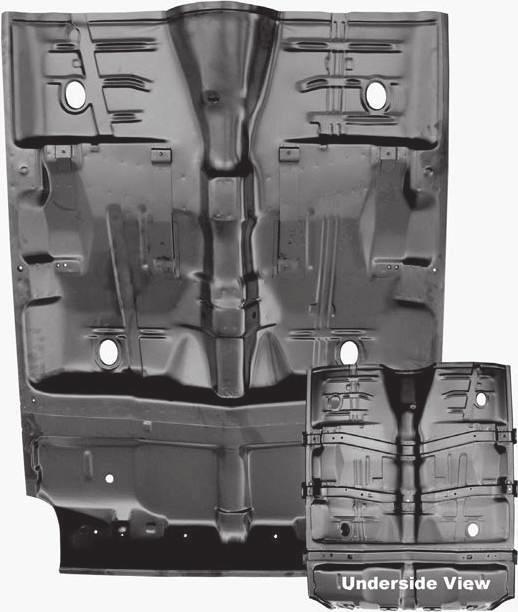 Only 1462X dii Exclusive Only 1462X 1968-69 A Body Complete Floor Pan (No rocker panels) Includes Front, Center & Rear Under Floor Pan