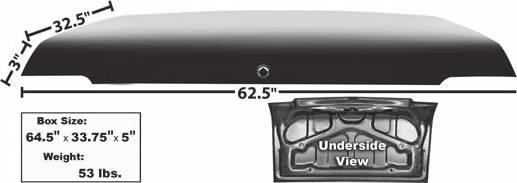 1546 1968-69 Rear Filler Panel 1424B