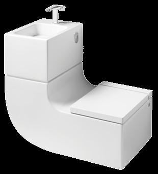 12 Tap water is not wasted Selective filtration system Water treatment system Treatment tank Cistern Perfect pair An exciting new bathroom solution that blends sustainability and