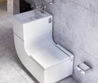 A sustainable and compact duo The Washbasin + Watercloset is a revolutionary combination that