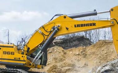 igh performance for maximum productivity The R 966 crawler excavator is characterised by its maximum productivity.
