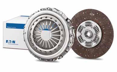 Eaton diaphragm spring clutches feature the proven technology of a high-strength stamped steel bracket, robust diaphragm design, and premium organic driven disc facings.