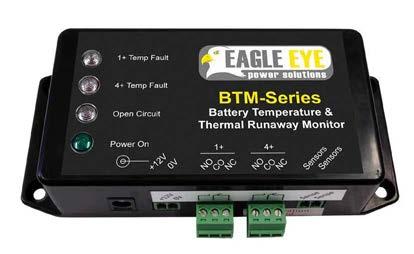 BTM-Series Battery Temperature/Thermal Runaway Monitor Product Overview The BTM-Series is a dependable low-cost scalable solution for protecting your batteries against over-temperature and thermal