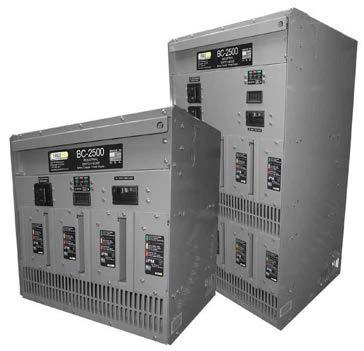 BC-2500 Modular Float Battery Charger & Power Supply Common Applications: Utility, switchgear, process control, & other industrial applications Product Description The BC-2500 is a Float Battery