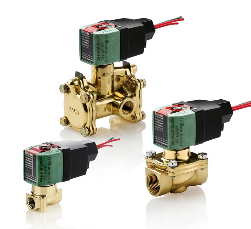NXT NRATON lectronically nhanced Solenoid Valves rass and odies 1/" - 2" NPT 2/2 3/2 /2 eatures ncrease in pressure ratings to A levels on all products (up to a 500% improvement) Lower power