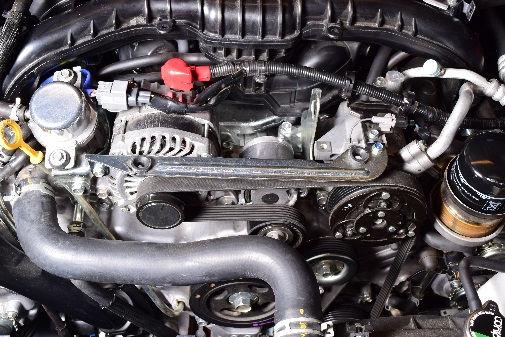30 Reinstall the radiator fan and fresh air duct. Reinstall the engine cover. Installation is complete.