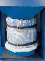 Porthole covers protect changeout bags and provide