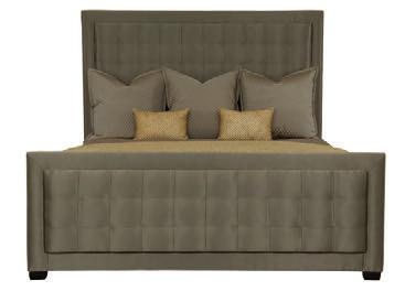 356-H36/FR36 UPHOLSTERED BED 6/6 (KING) Overall: W 83-1/4 D 99-3/4 H 62 in. Overall: W 211.46 D 253.37 H 157.48 cm.