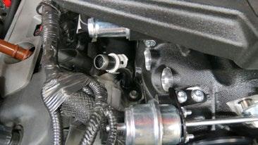 Use a 10mm socket to install ten (10) M6 x 30mm intake manifold bolts supplied in
