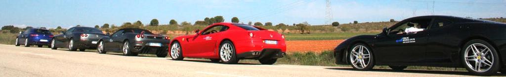The Ferrari driving experience h. 09.30: Departure by Ferrari for Maranello. The group will drive the Ferraris for a full day on the beautiful roads of Pianura Padana.