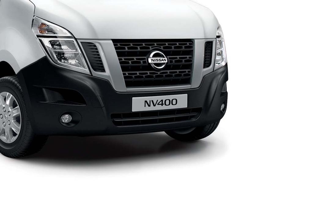 BIG, BOLD AND STRONG FOR A BETTER WAY OF WORKING LOOK & FEEL TECHNOLOGY & PERFORMANCE STYLE & ACCESSORIES THE BOLD STYLING OF THE NEW NISSAN NV400 INSTANTLY CONVEYS ITS CHARACTER: STRONG, HIGHLY