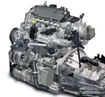 3 litre dci turbodiesel 2) Six-speed manual gearbox 3-4) Optimum gear dashboard indicator TSC