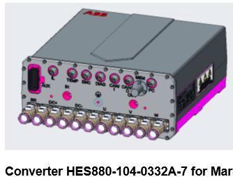 Electrical interface for ship integration Vessel automation power management
