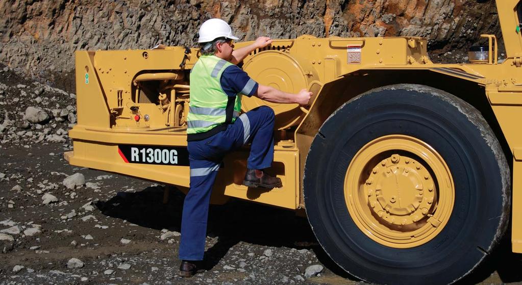 Safety Designed with safety as the first priority. Product Safety Caterpillar has been and continues to be proactive in developing mining machines that meet or exceed safety standards.