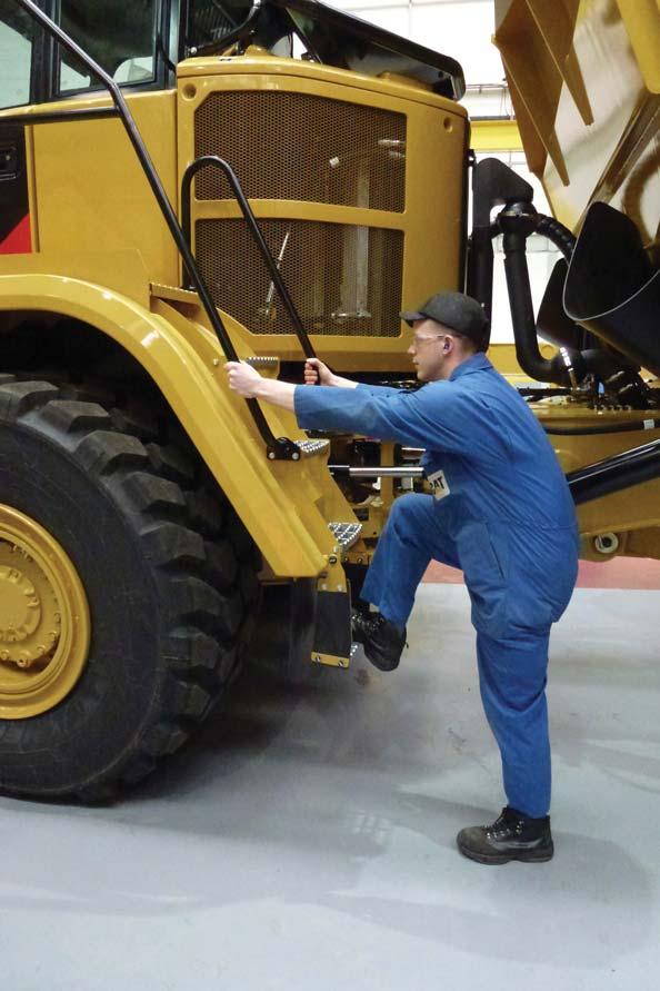 Safety Safety at the Forefront of Design Product Safety Caterpillar has been and continues to be proactive in developing machines that meet or exceed safety standards.
