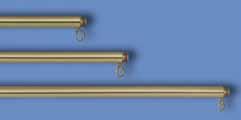 ALUMINUM MARCHING BAND POLES With Top Ornament Adapter & Bottom Plug Two piece poles are coupled with a precision machined brass screw joint. 1 dia.