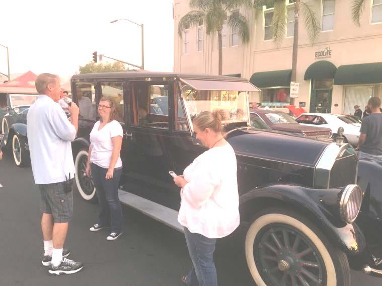 Packard. Way to go, Karl! Kerstin and sister Linnea Shoberg squeaked out a People's Choice victory with their beautiful 1925 Pierce-Arrow Model 33 EDL.