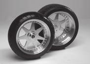 - Tire equipment front, 00/ ZR 7 on alloy rim ( J x 7) and Tires equipment rear, /0 ZR 8 on alloy rims ( J x 8) in itan look,0.