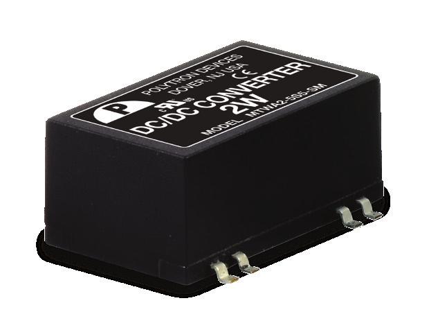 DC-DC CONVERTERS 2:1 INPUT RANGE, UP TO 2 WATTS MEDICAL APPLICATIONS FEATURES 2:1 Wide Input Voltage Range: 4.