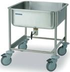Metos AV-75 Product number 4554606 Product name Basin trolley Metos AV-75 Size mm (w * d * h) 610 * 610 * 700