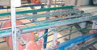 conveyor with round belts PU 75 A, 9,5 mm Tile