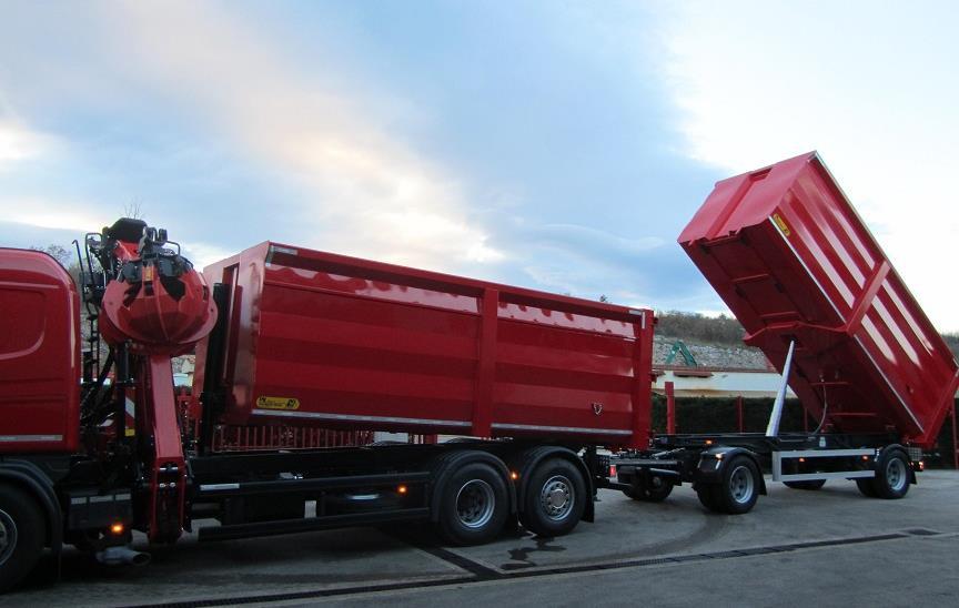 TIPPER TRAILERS PSK CHARACTERISTICS PSK gross weight from 5-24 GVW trailer with rear