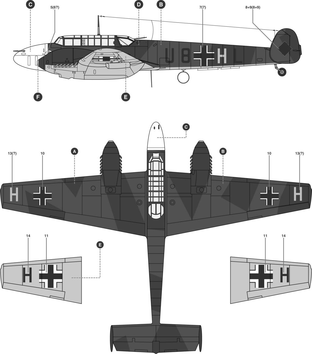 ME 110, German Luftwaffe, I/ZG 26,