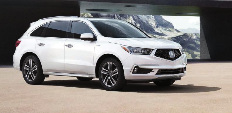 All 2017 MDX models will benefit from increased standard luxury and technology features, including AcuraWatch on all grades, available 20-inch wheel and tire options and available genuine Olive Ash