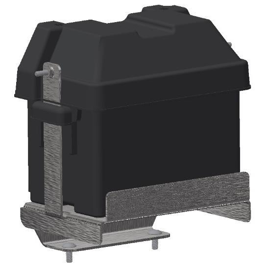 x ¾ Bolts in Battery Box Bracket with 5/16 x 1