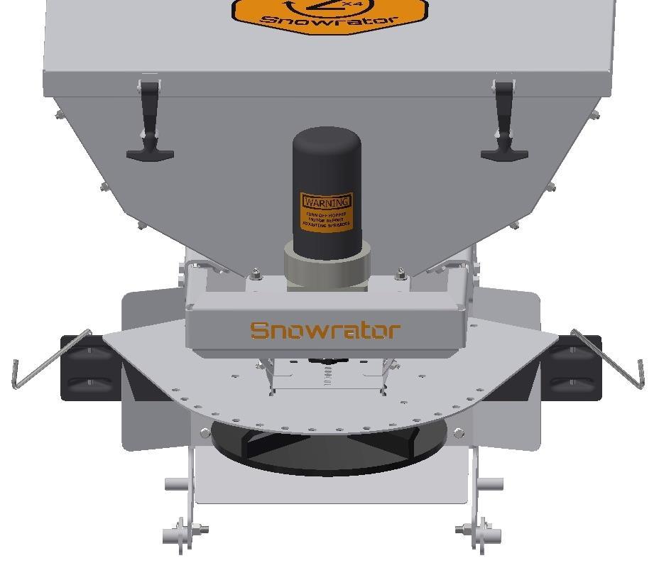 Spread Pattern Adjustment Controls Cont 5.2.3 Directional Control The Directional Control setting is located on the front of the 135lb. Stainless Steel Spreader below the Rate Control.