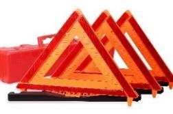 16.5 Reflective Roadside Triangle Warning/Hazard Kit.