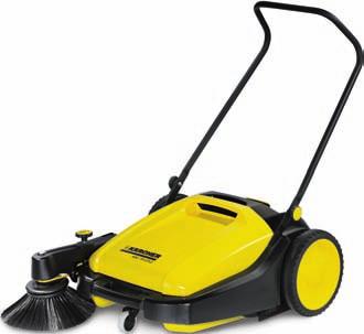 Our push sweeper is the easy way to clean paths, halls and warehouses