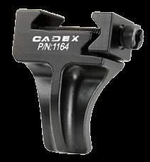 084 Lbs Material: Aluminum 6061-T6 The Cade Hand Stop enhances safe handling of short barreled weapons by preventing the operator s