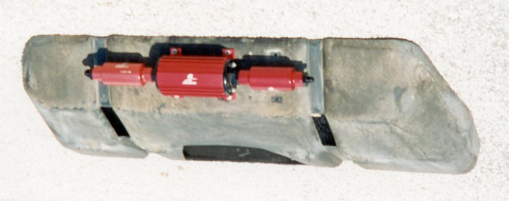1-9. Install one of the supplied AN-10 o-rings on the cutoff side of the AN-10 cutoff union fitting, if not already installed, and install on the inlet side of the pump / filter assembly as shown in