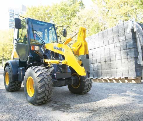 C OMPACT W HEEL L OADER FEATURES AND BENEFITS Productivity One of the key factors that influences a wheel loader s performance is its bucket.