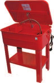 90 A free standing workshop parts cleaning tank with a maximum capacity of 95 litres.