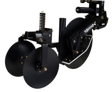 2984 Series Strip Freshener Section A: Operating speeds at 6-10 mph and 2-4 deep Blade arrangement and rolling basket conditions existing strips to warm and condition planting zone Features parallel