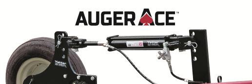 1000 Series THE ACE IN THE HOLE FOR AUGER CONTROL Universal mounting brackets for grain and fertilizer augers/conveyors Hydraulic cylinder allows for quick and easy sideto-side leveling of auger tube