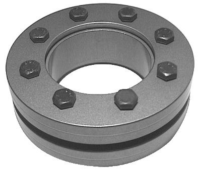 CAL11S (Shrink Disc) Consists of one inside and two outside cone rings, which are joined by a set of screws. It is suitable for medium high torques.