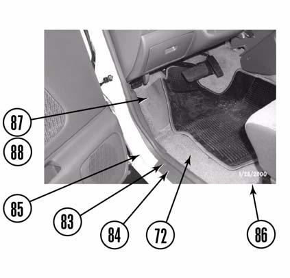 14. Lengthen and install the transmission shift lever and the transfer case shift lever. a. Scribe a line along the side of the transmission shift lever (95) (below the bend) as shown.