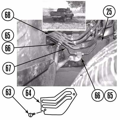 10. Remove the brake lines an