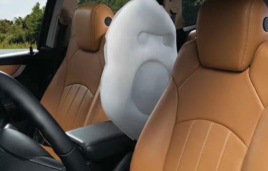 class-exclusive driver-seatmounted front-center side-impact airbag for driver and front passenger,