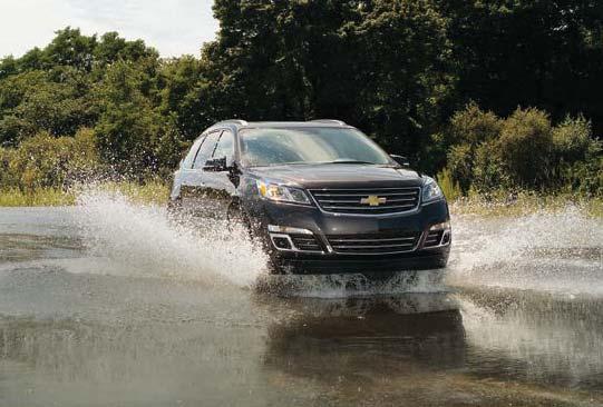 The exceptional performance of the Traverse makes short work of long journeys. ADVENTURE IN ITS VEINS. 1.